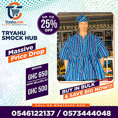 High-Quality Ghanaian Batakari | Shop Smocks at Tryahu